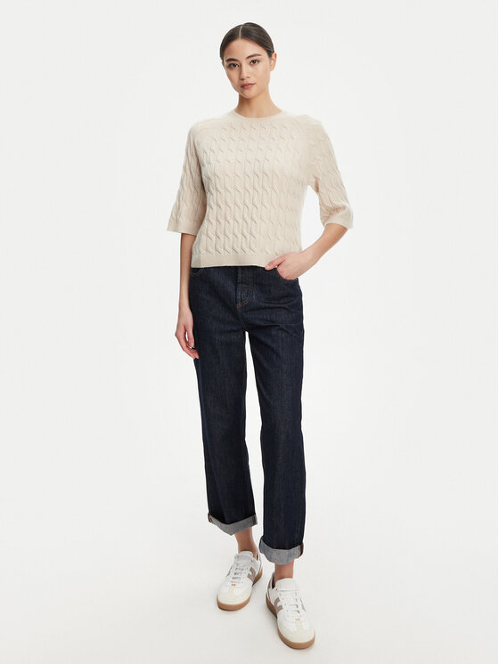 Marella Marella Pulover Franz 2523366084 Bej Regular Fit