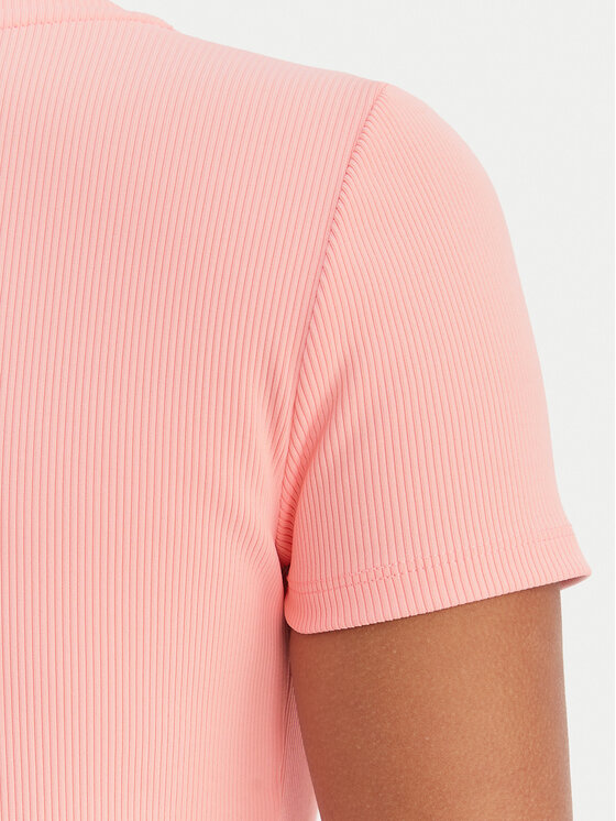 Fracomina Fracomina T-Shirt FP26ST3001J42701 Koralowy Slim Fit