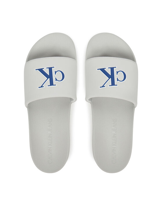 Calvin Klein Jeans Calvin Klein Jeans Klapki Slide Jelly Mono Pu YM0YM01281 Szary