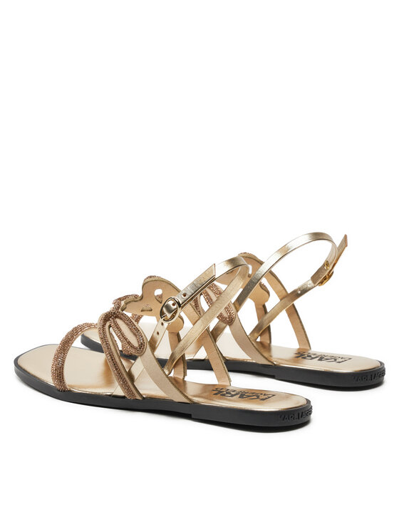 KARL LAGERFELD KARL LAGERFELD Sandalen KL87425 Goldfarben