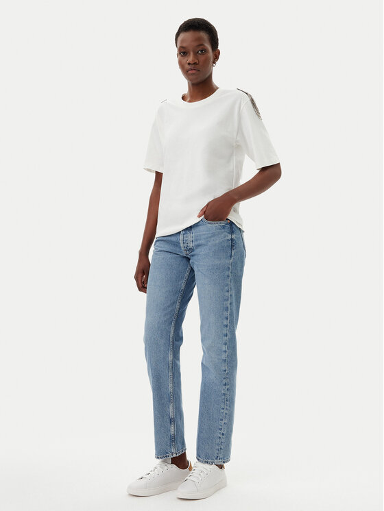 ViCOLO ViCOLO T-särk RD0015 Valge Regular Fit