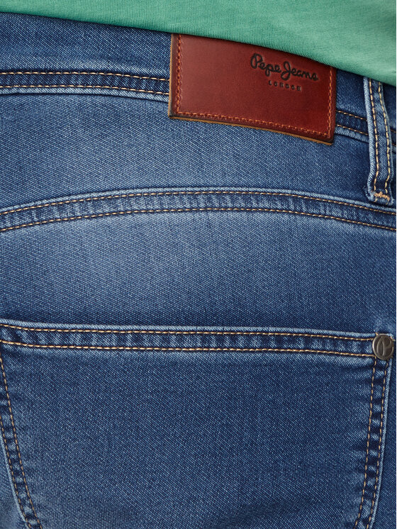 Pepe Jeans Pepe Jeans Džinsa bikses Slim Gymdigo Short PM801075HU2 Zils Slim Fit