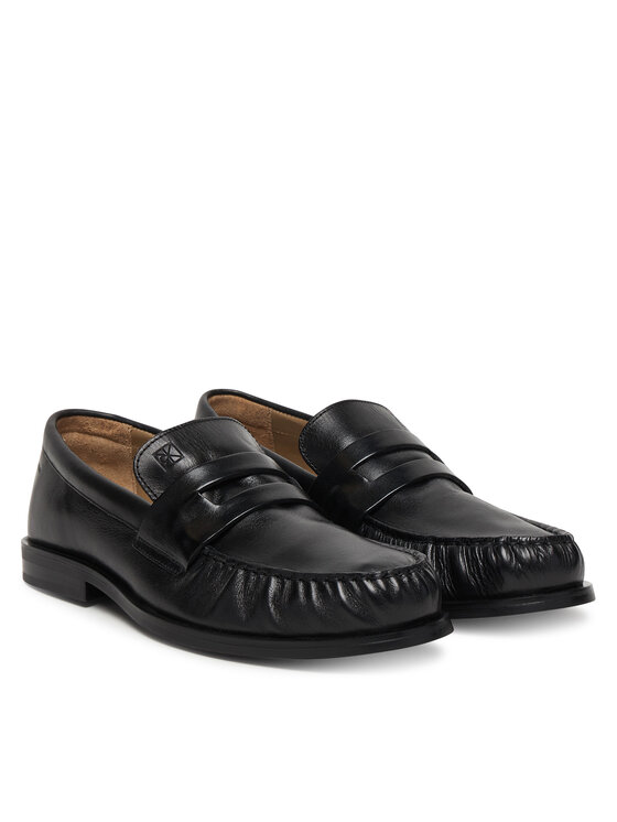 Calvin Klein Calvin Klein Lordsy Ess Rubber Loafer Wr Pol Lth HM0HM02171 Čierna