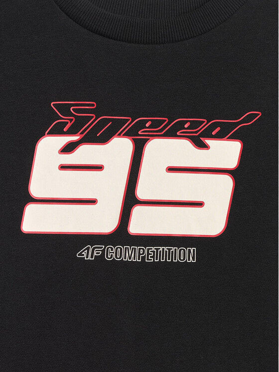 4F 4F Bluza ESPORTS RACING Czarny Regular Fit