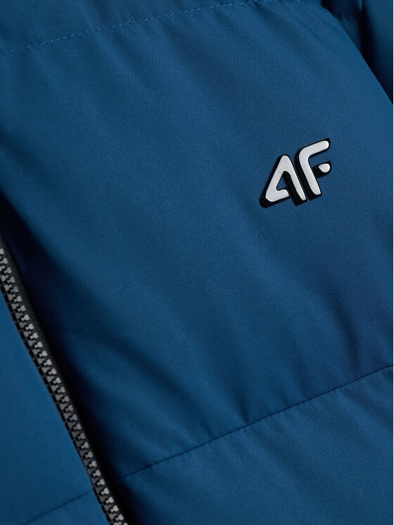 4F 4F Kurtka zimowa URBAN COMMUTER Granatowy Regular Fit
