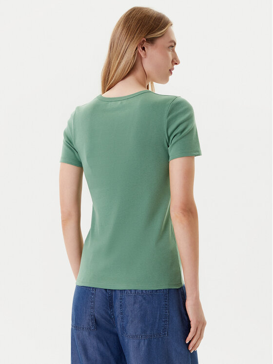 United Colors Of Benetton United Colors Of Benetton Marškinėliai 3GA2E16A2 Žalia Regular Fit