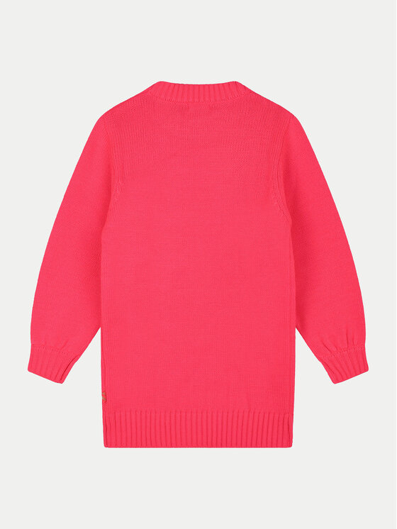 Billieblush Billieblush Sukienka dzianinowa U20521 Różowy Regular Fit