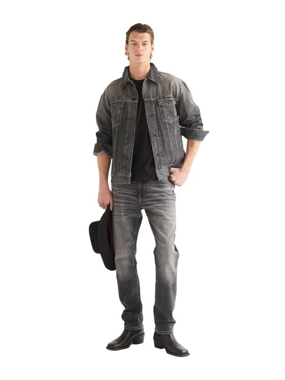 Wrangler Wrangler Kurtka jeansowa 112387051 Szary Regular Fit