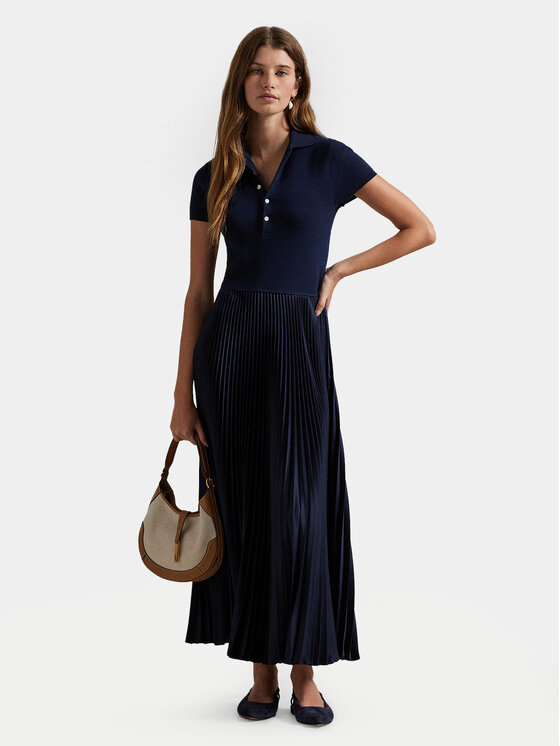 Polo Ralph Lauren Polo Ralph Lauren Ежедневна рокля 211959913001 Тъмносин Regular Fit