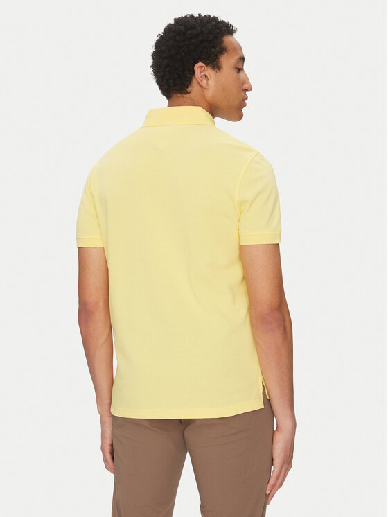 Tommy Hilfiger Tommy Hilfiger Polo 1985 MW0MW17770 Żółty Regular Fit