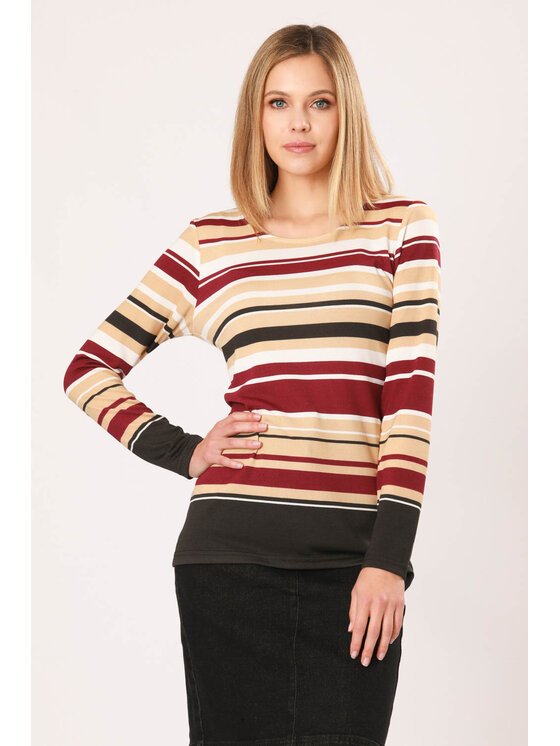 QUIOSQUE QUIOSQUE Halenka UNIT BLOUSE Barevná Regular Fit
