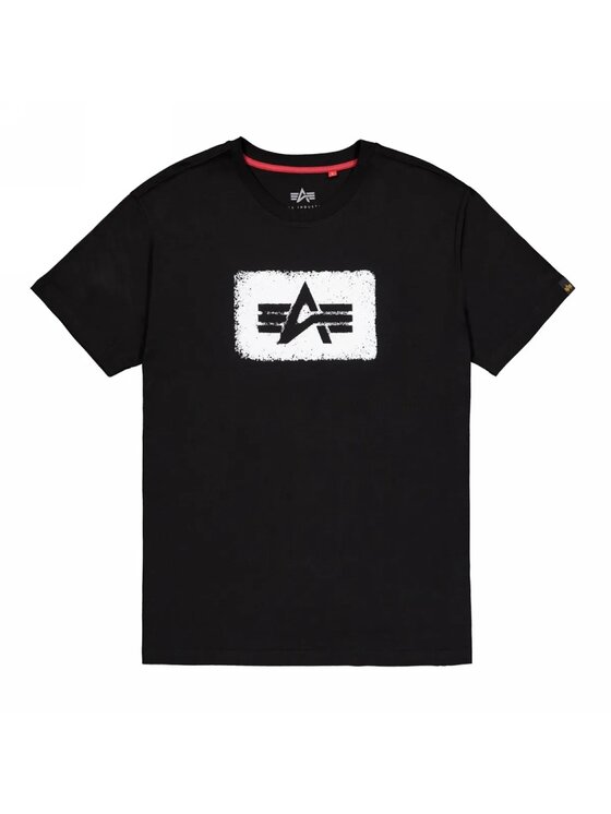Alpha Industries Alpha Industries T-Shirt AI.268512 Czarny Regular Fit