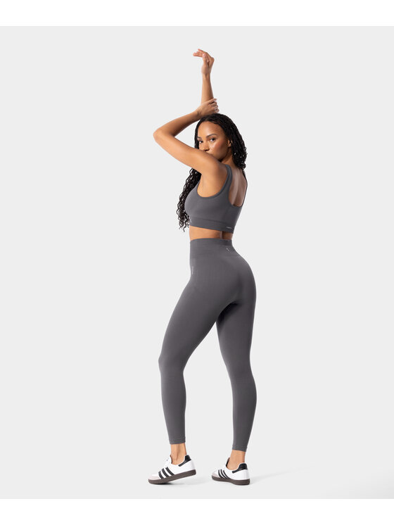 Carpatree Carpatree Legginsy Simply Leggings Szary Fitted Fit