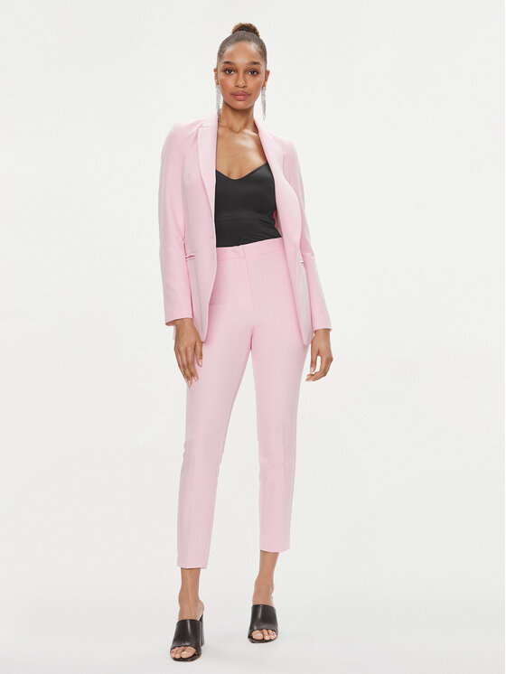 Kontatto Kontatto Stoffhose CO901 Rosa Slim Fit