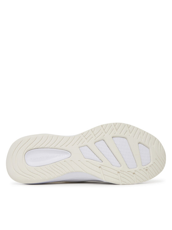 Tommy Hilfiger Tommy Hilfiger Sneakersy Th Knit Runner FW0FW08813 Biały