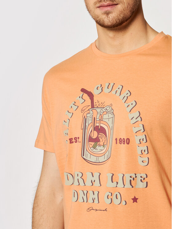 T-shirt Theme 12190623 Arancione Regular Fit