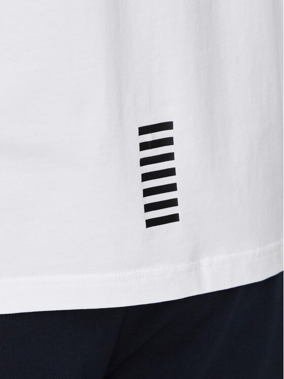 EA7 Emporio Armani EA7 Emporio Armani Pikkade varrukatega T-särk 8NPT28 PJVQZ 1100 Valge Regular Fit