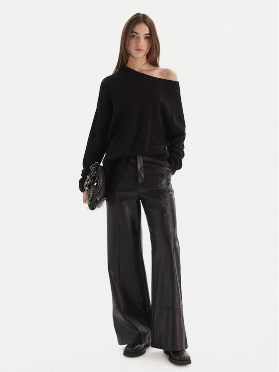 Patrizia Pepe Patrizia Pepe Džemperis 2K0326 K293 Melns Regular Fit