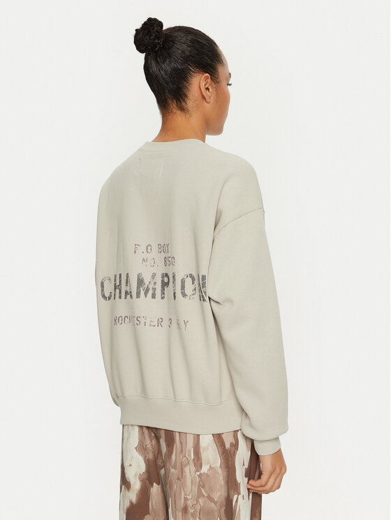 Champion Champion Majica dugih rukava 117494 Écru Loose Fit