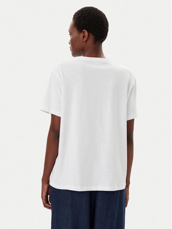 Liu Jo Liu Jo T-Shirt WA5230 JS904 Biały Regular Fit
