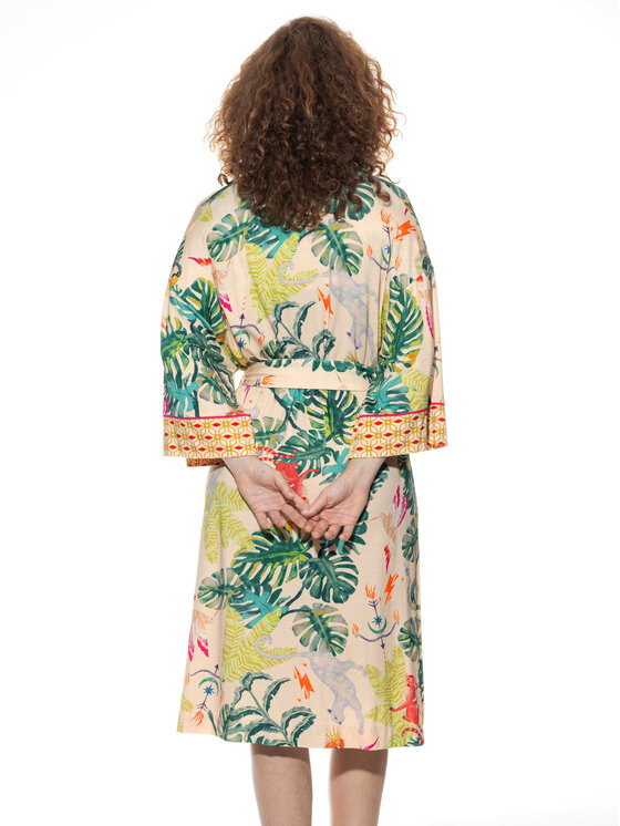 Mey Mey Szlafrok 1230053 Beżowy Comfortable Fit