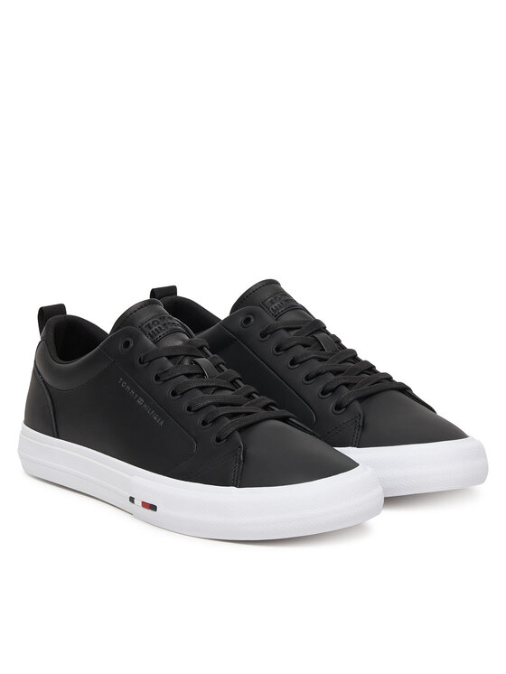 Tommy Hilfiger Tommy Hilfiger Sneakersy Harlem Street Lth FM0FM05708 Tmavomodrá
