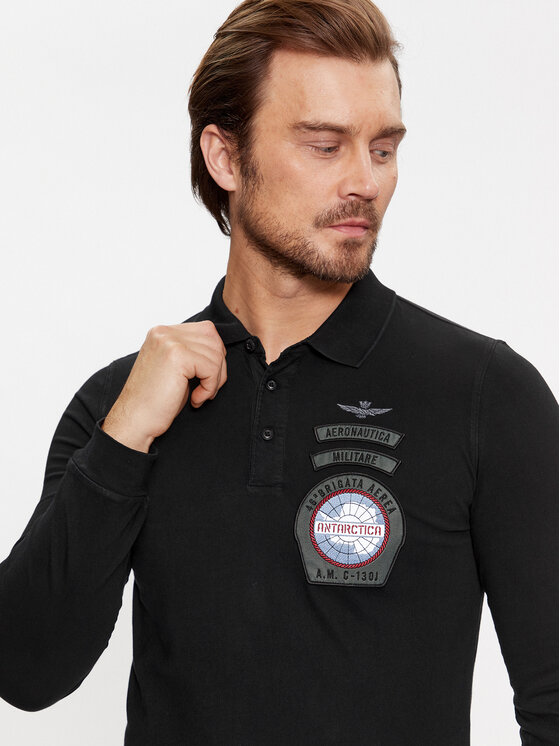 Aeronautica Militare Aeronautica Militare Polo 232PO1738J615 Nero Regular Fit