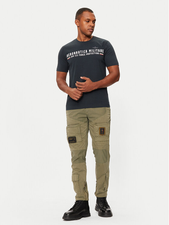 Aeronautica Militare Aeronautica Militare Majica 242TS1942J538 Mornarsko modra Regular Fit