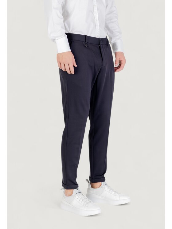 Antony Morato Antony Morato Παντελόνι κοστουμιού ASHE SUPER SKINNY FIT IN TWILL Μπλε Skin Fit