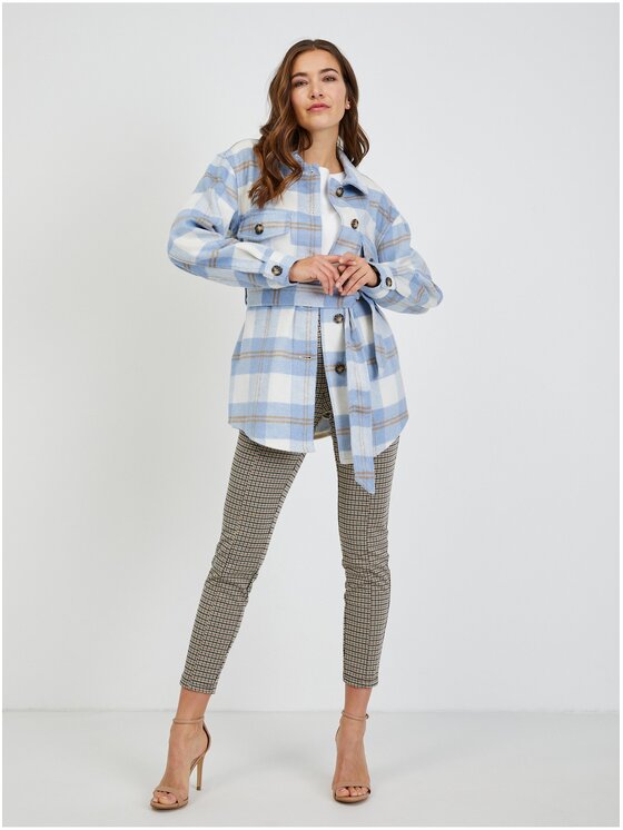 Orsay Orsay Kurtka damska 482399-534000__42 Niebieski Regular Fit
