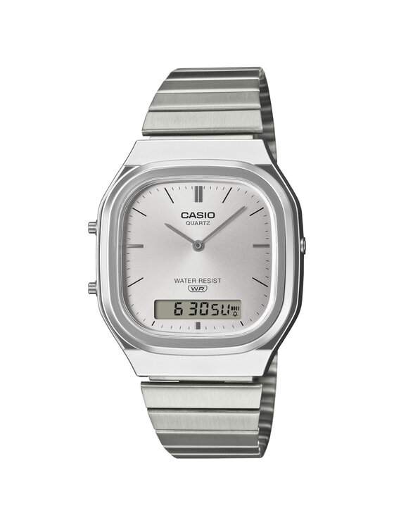 Casio Casio Zegarek 4549526425707 Srebrny