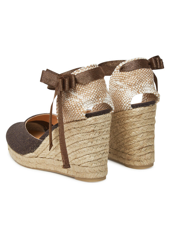 Castañer Castañer Espadryle Carina/8/032 021767 Brązowy