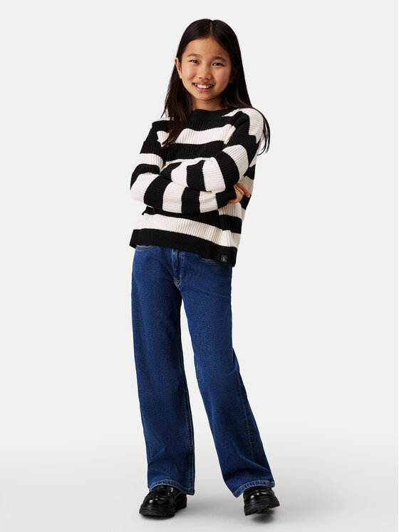 Calvin Klein Jeans Calvin Klein Jeans Jeans hlače Authentic IG0IG02603 Modra Bootcut Fit
