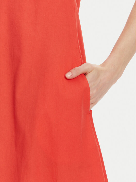 Selmark Selmark Rochie de vară BL495 Coral Regular Fit