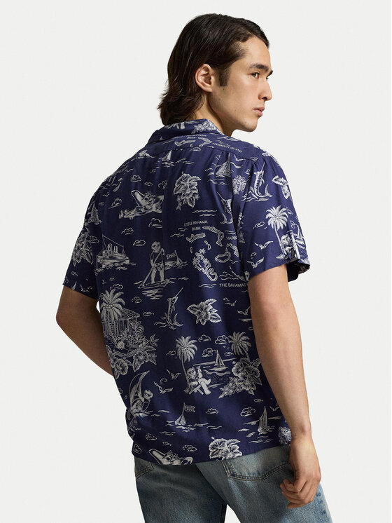 Polo Ralph Lauren Polo Ralph Lauren Košeľa 710B14282001 Tmavomodrá Classic Fit