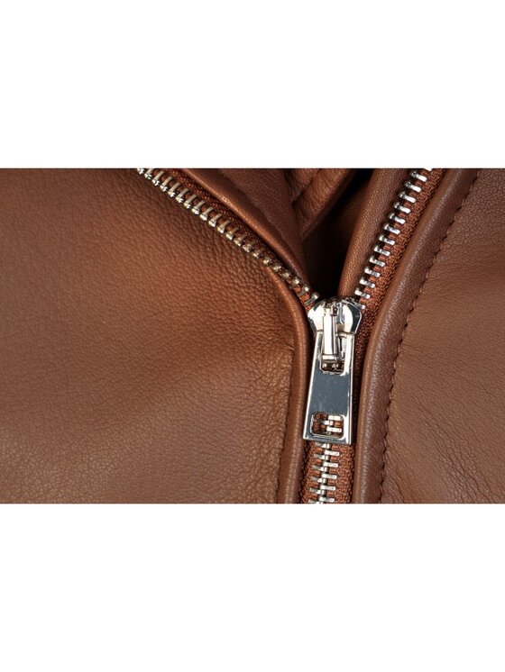 PINKO PINKO Kurtka damska 1N131R Y582 BROWN Brązowy Regular Fit