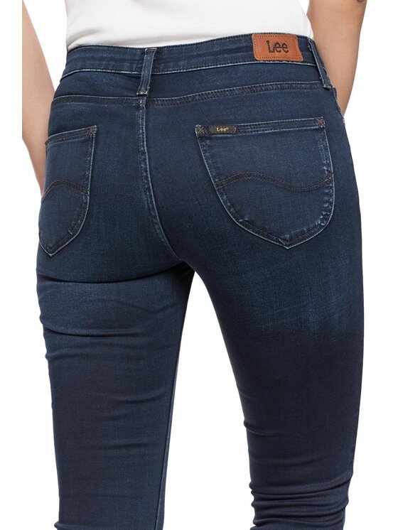 Lee Lee Jeansy SCARLETT Niebieski Skinny Fit