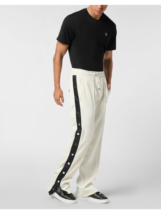 PHILIPP PLEIN PHILIPP PLEIN Spodnie dresowe 25997 Biały Jogger Fit