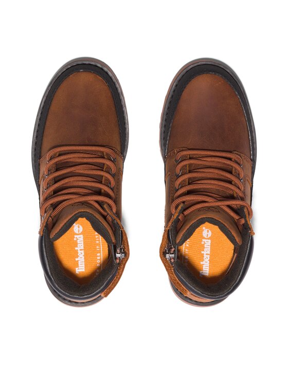 Timberland Timberland Pohodni čevlji Courma Kid Boot W/ Rand TB0A5XJ9F131 Rjava