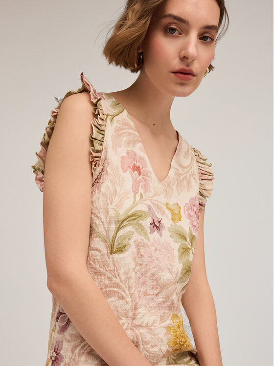 Motivi Motivi Vestito da giorno 7000Q003396N0R6 Écru Regular Fit