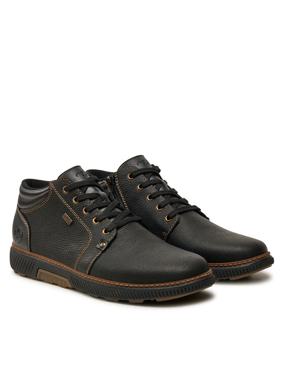 Rieker Rieker Schnürschuhe B3307-00 Schwarz