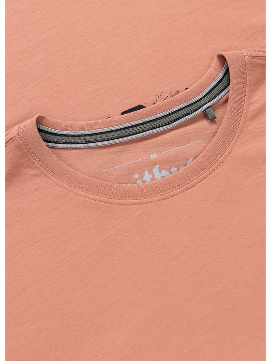 PITBULL PITBULL T-Shirt PITBULL AVENUE Pomarańczowy Regular Fit