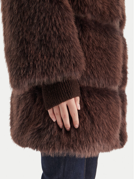 Patrizia Pepe Patrizia Pepe Шуба 2O0175 E077 B857 Коричневий Regular Fit