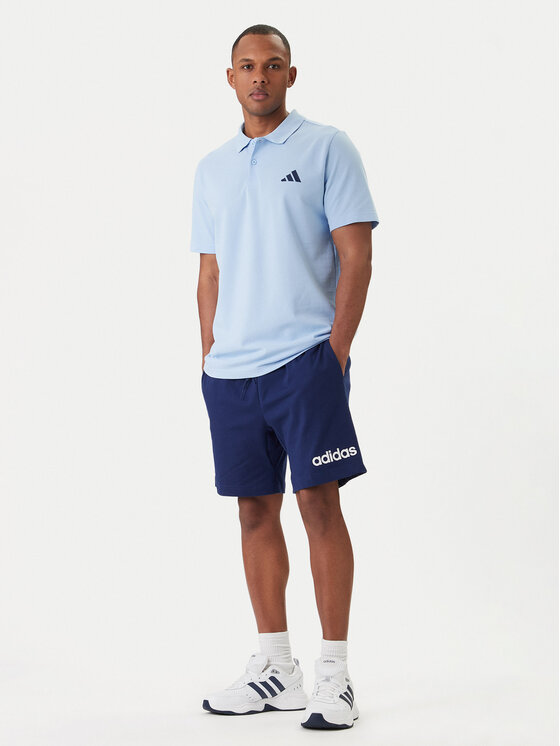 adidas adidas Pantaloncini sportivi Essentials Linear JE9013 Blu scuro Regular Fit