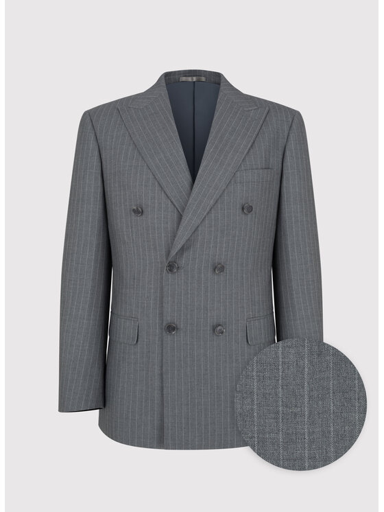 Pako Lorente Pako Lorente Garnitur P24WF-4G-004 Szary Slim Fit