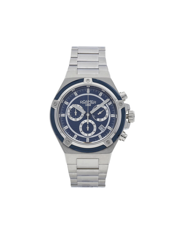 Roamer Roamer Sat Tempomaster Chrono 221837 41 45 20 Srebrna