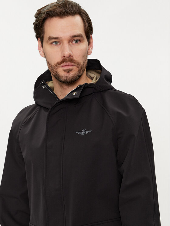 Aeronautica Militare Aeronautica Militare Μπουφάν μεταβατικό 241AB2140CT3245 Μαύρο Regular Fit