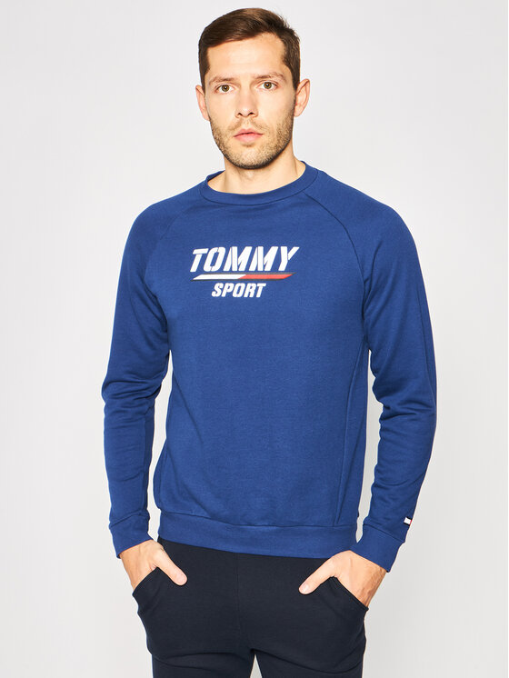 Tommy Sport Tommy Sport Суитшърт Printed Tee S20S200449 Тъмносин Regular Fit