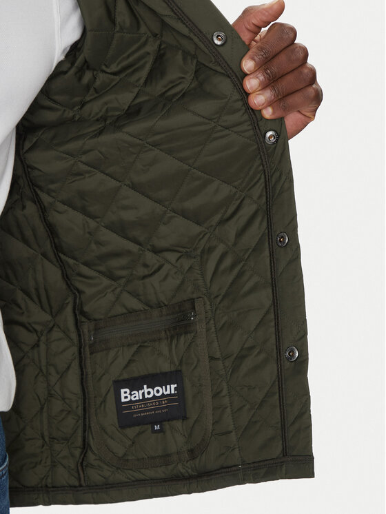 Barbour Barbour Prijelazna jakna Heritage Liddesdale MQU0240OL71 Zelena Tailored Fit