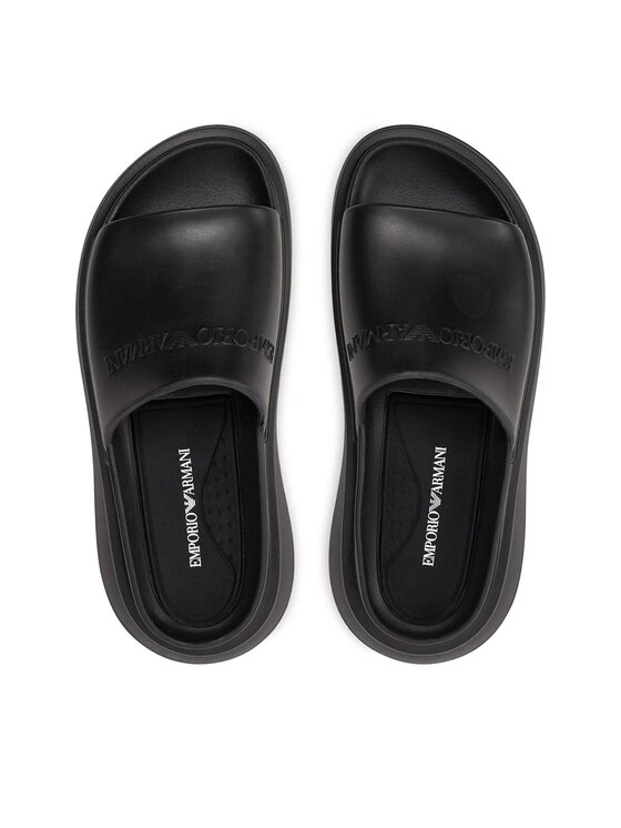 Emporio Armani Emporio Armani Klapki X4P134 XD405 00002 Czarny